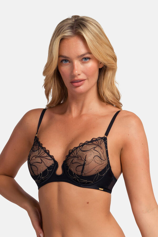 Dorina Sujetador con aro y sin relleno negro