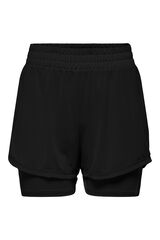 Only Play Short malla deportiva negro