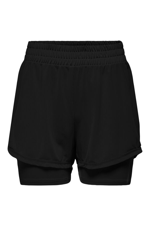 Only Play Short malla deportiva negro