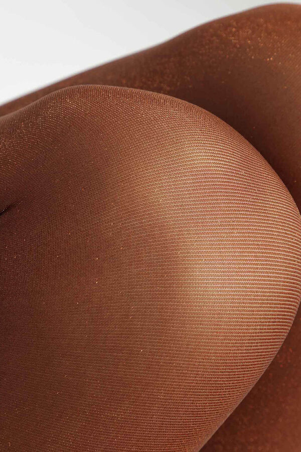 DIM Fantasia Style Le Raffiné Collants - Marrom cru