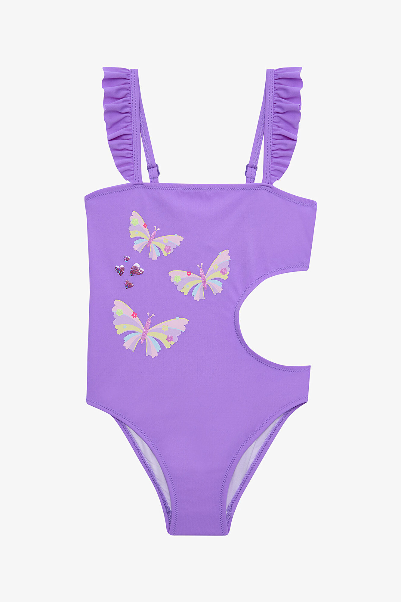 Penti Ba&ntilde;ador morado mariposas