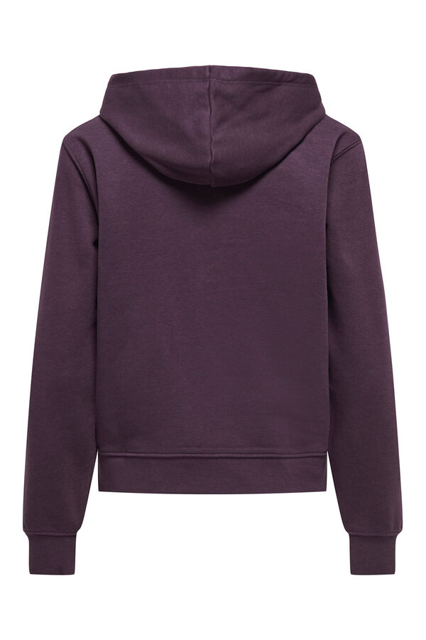 Only Play Sweatshirt com capuz e fecho-&eacute;clair rosa