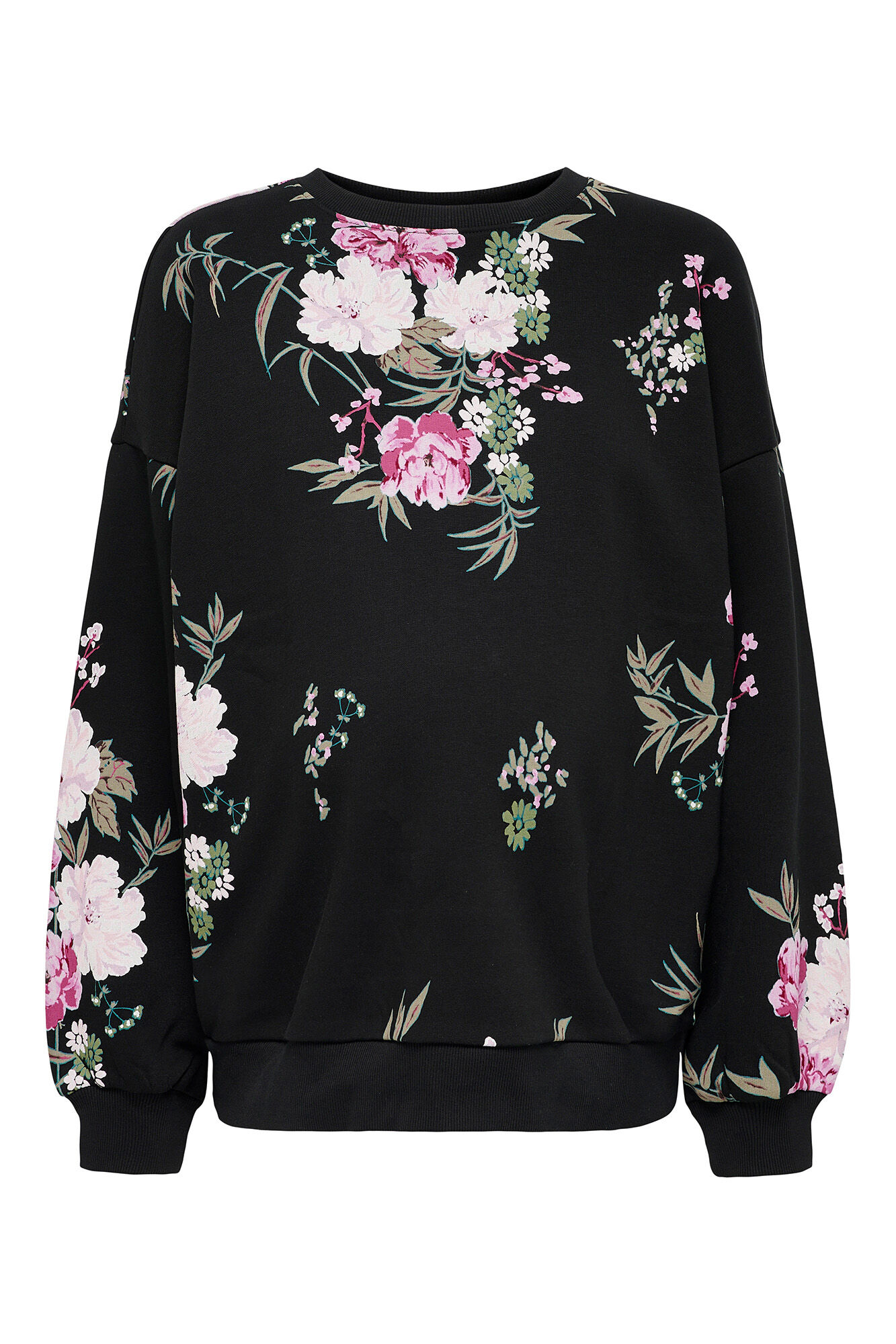 Only Maternity Sweatshirt pr&eacute;-mam&atilde; oversized com estampado floral