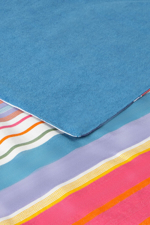 Textura Toalla de playa rayas estampado