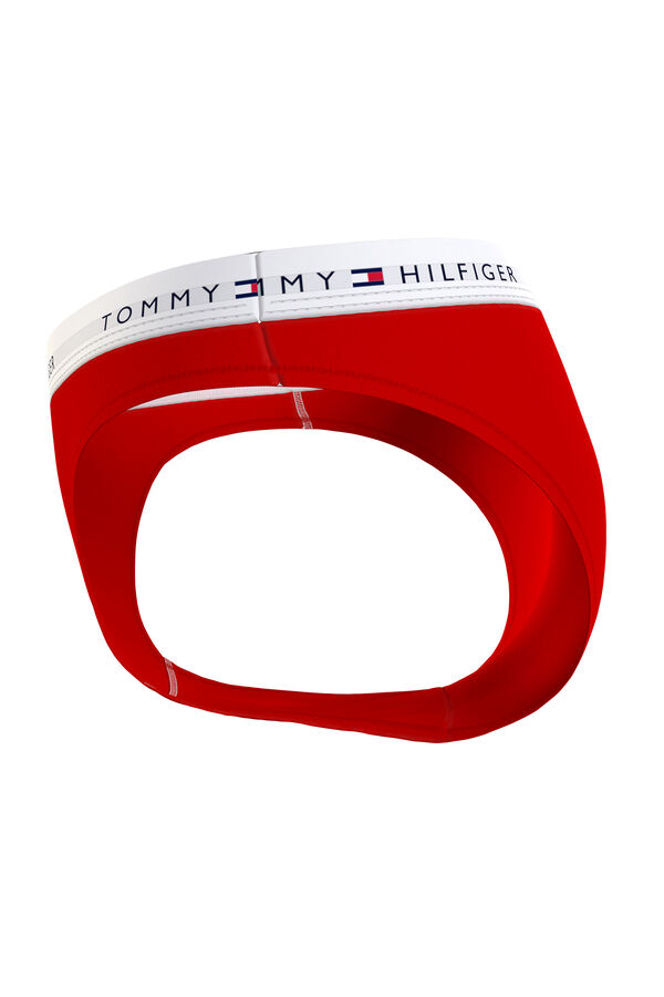 Tommy Jeans Tanga de renda Intrinsic vermelho