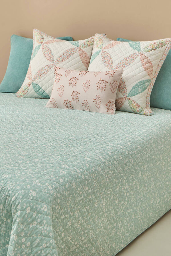 Textura Colcha patchwork revers&iacute;vel rosa