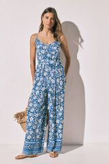 Women'secret Macac&atilde;o comprido de al&ccedil;as estampado boho azul
