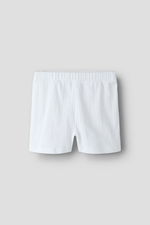 Lmtd Cal&ccedil;&otilde;es de malha rendada com cintura el&aacute;stica branco