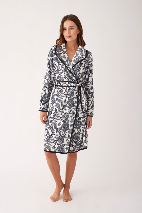 Promise Bata midi sedalina con cintunr&oacute;n marfil