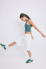 HI&BYE Crop top algod&oacute;n verde verde