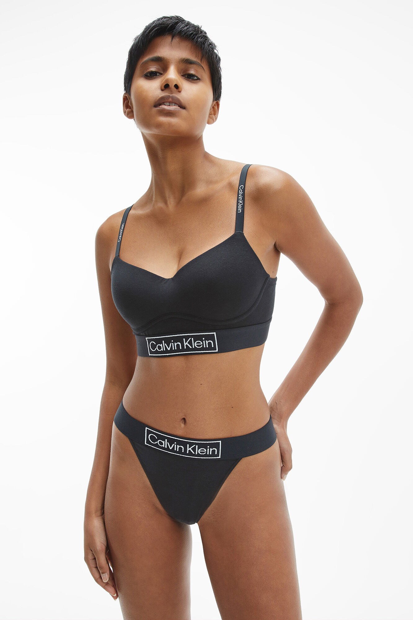 Calvin Klein Bralette tirantes finos espalda abierta