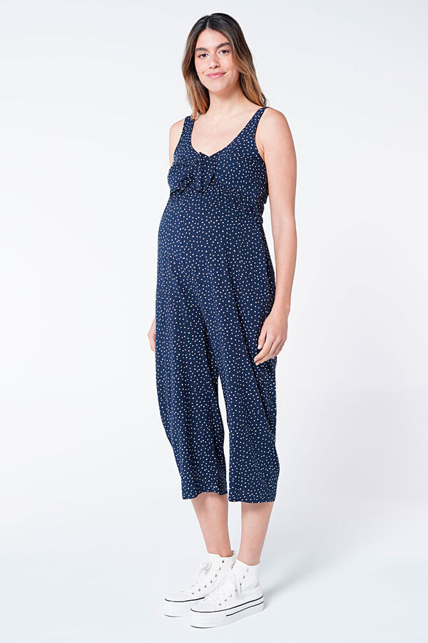 Ohma! Mono maternity lactancia estampado azul