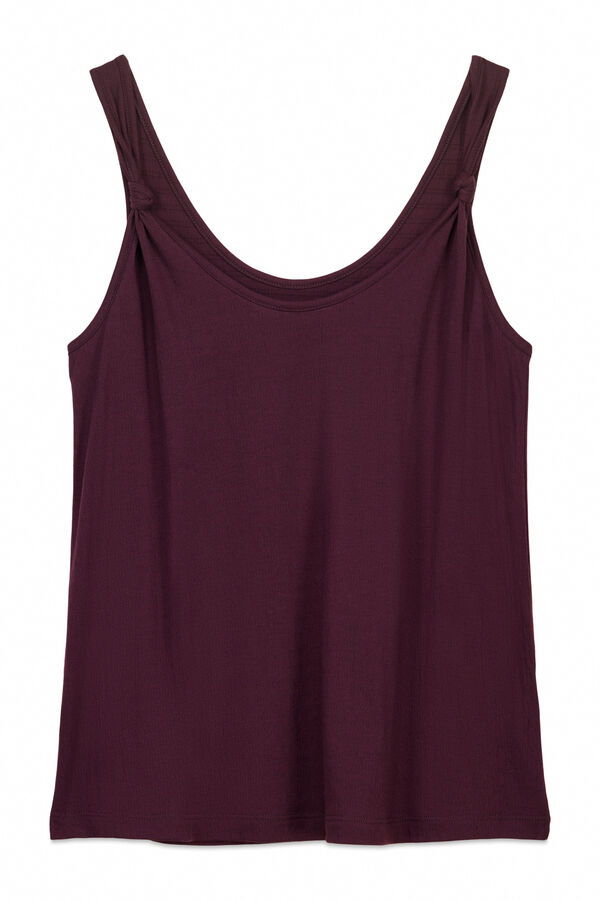 Women'secret Regata de viscose T-shirt al&ccedil;as estampado