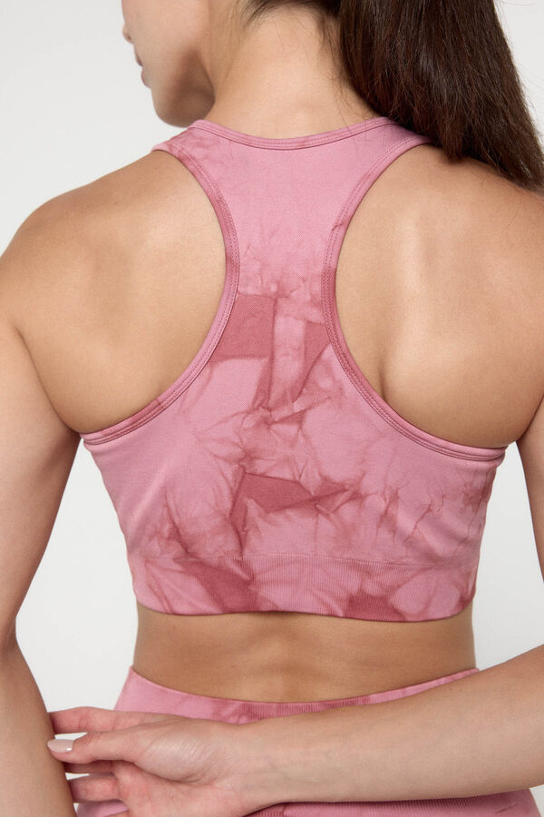 Only Play Calvin Klein pink logo padded bra rosa