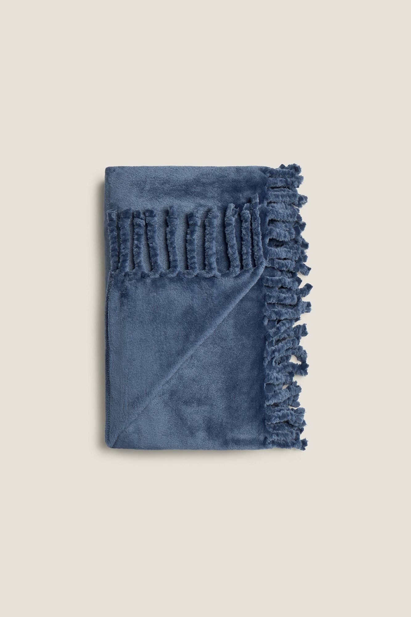 Textura Manta polar flecos