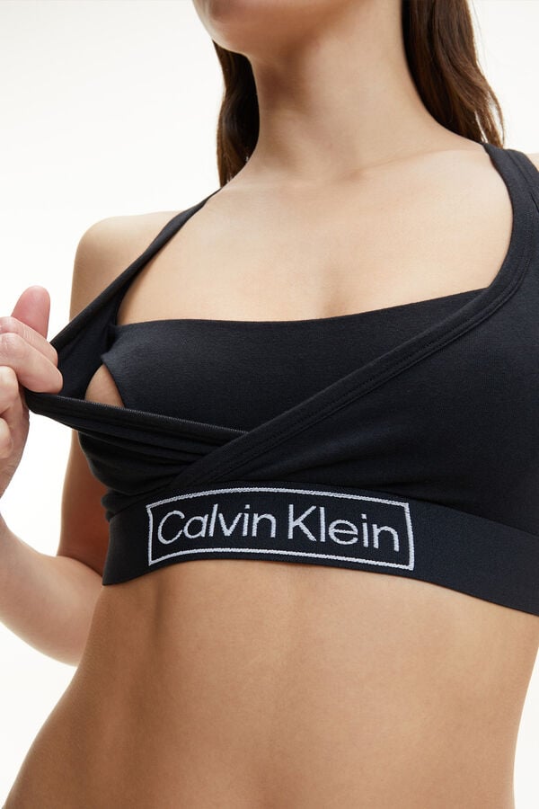 Calvin Klein Sujetador de lactancia Reimagine Heritage negro