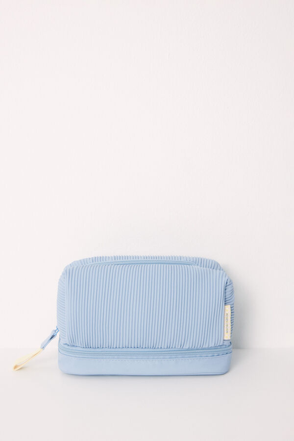 Women'secret Bolsa de higiene m&eacute;dia emborrachada azul azul