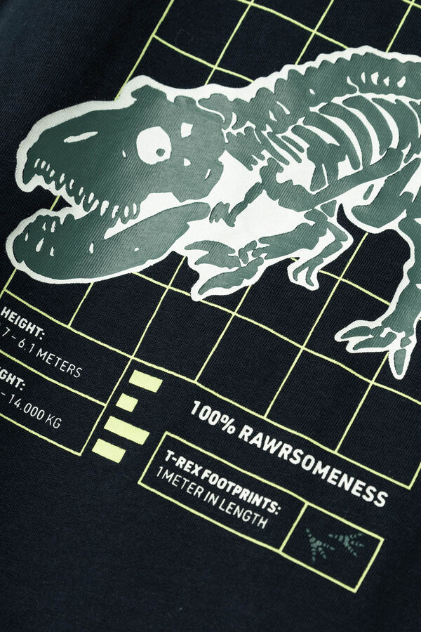 Name it Camiseta ni&ntilde;o dinosaurio azul