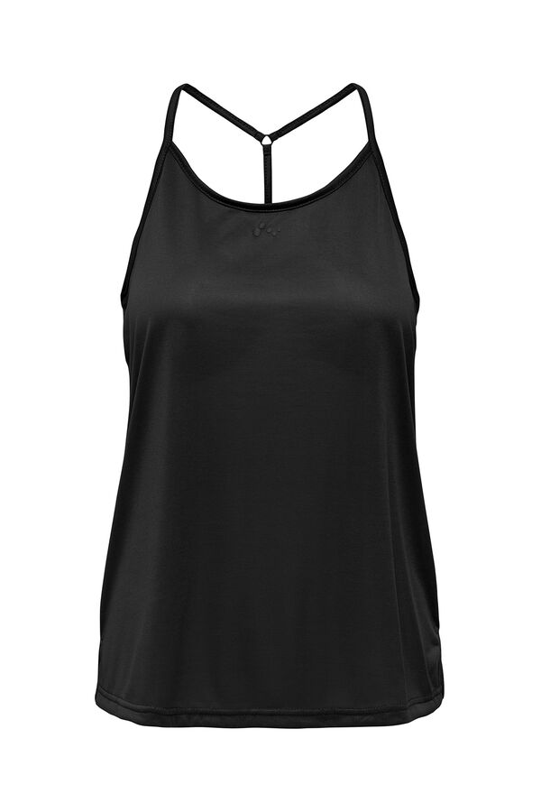 Only Play Camiseta técnica negra negro