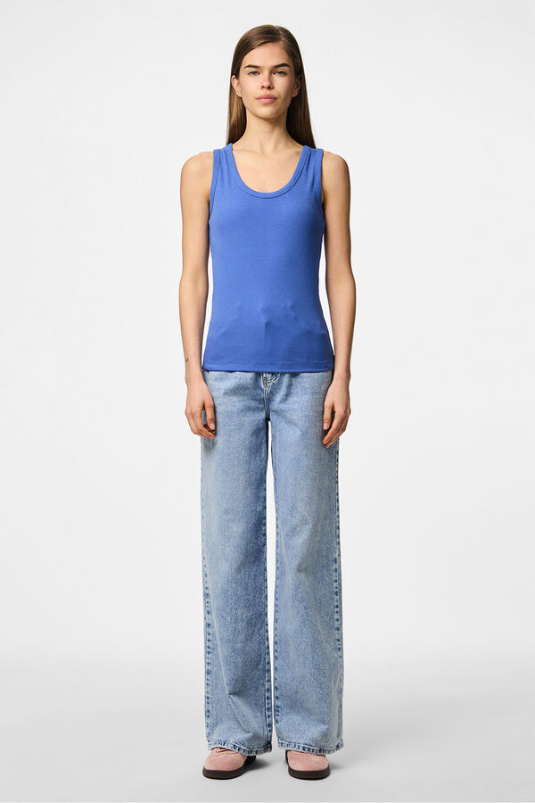Pieces Camiseta de tirantes azul