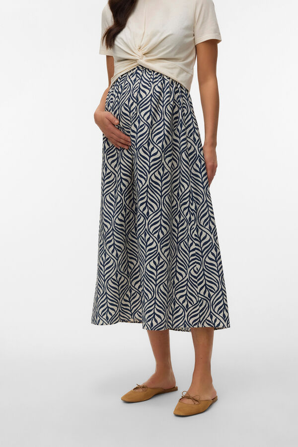 Mamalicious Falda midi Maternity gris