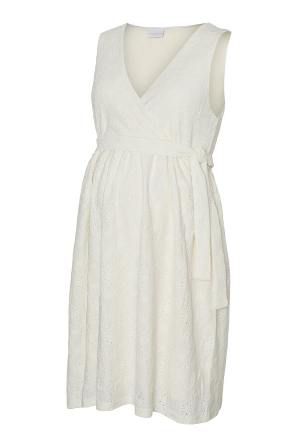 Mamalicious Vestido curto maternity e amamenta&ccedil;&atilde;o  branco