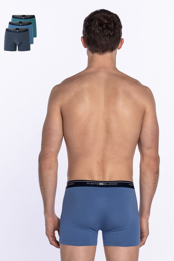 Punto Blanco Pack de 3 boxers algod&oacute;n estampado