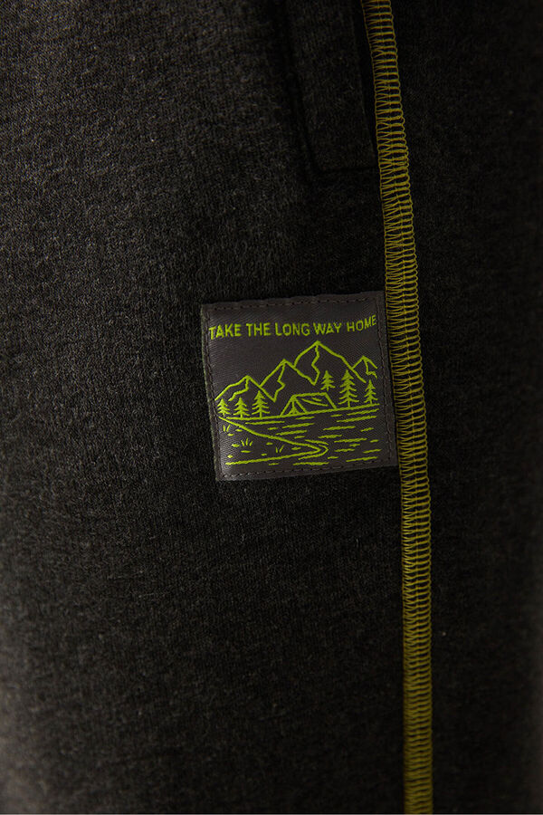 Penti Pijama largo hombre gris