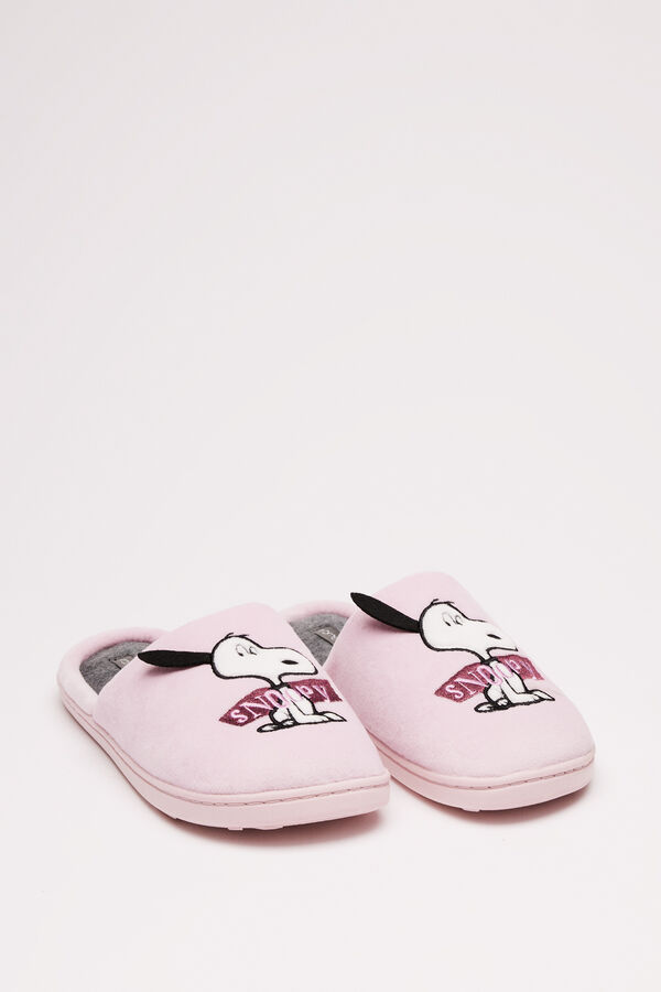 Women'secret Zapatillas casa Snoopy rosa rosa