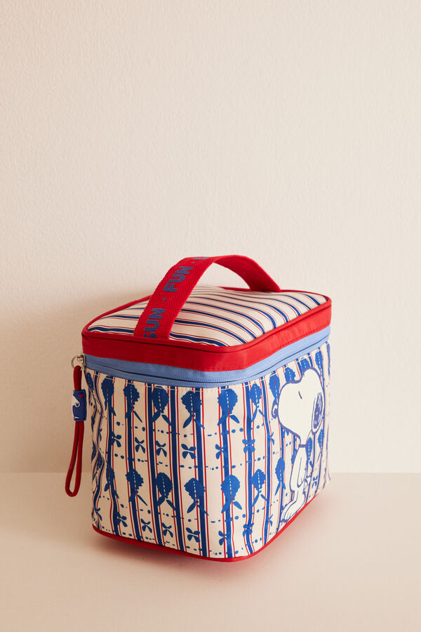 Women'secret Mala lancheira riscas Snoopy estampado