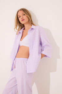 Women'secret Pijama comprido com camisa de strass