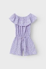 Name it Macacão de menina com cintura elástica rosa