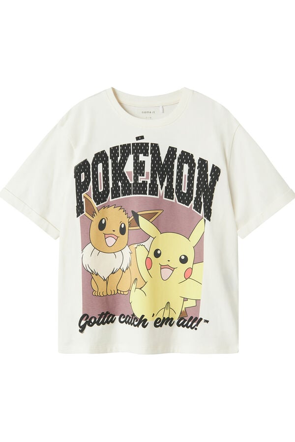 Name it Camiseta de Pokemon de ni&ntilde;a blanco