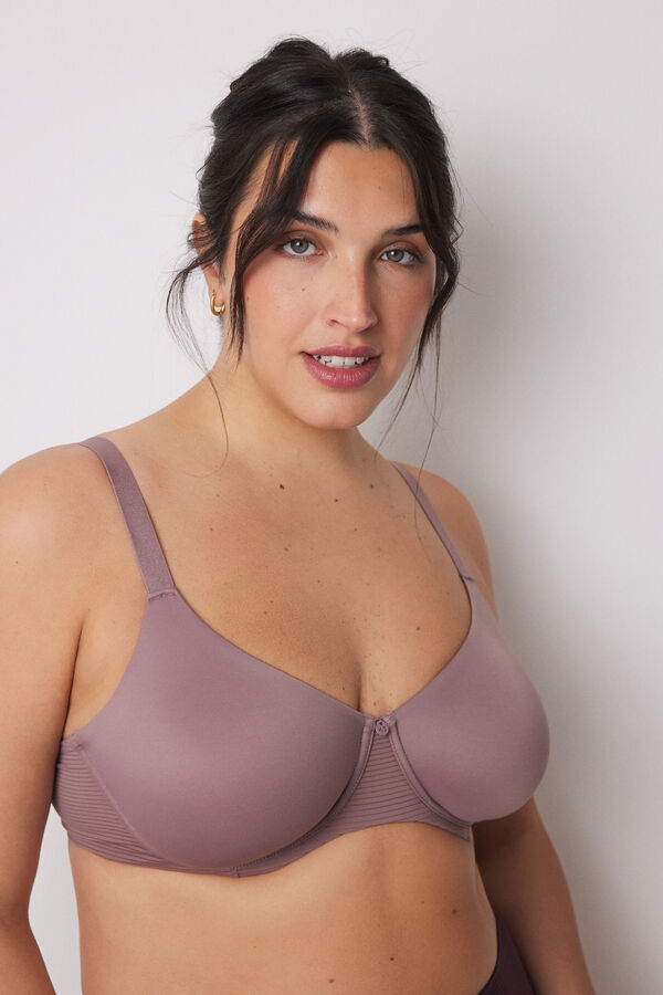 Women'secret Sujetador REAL reductor microfibra rosa rosa