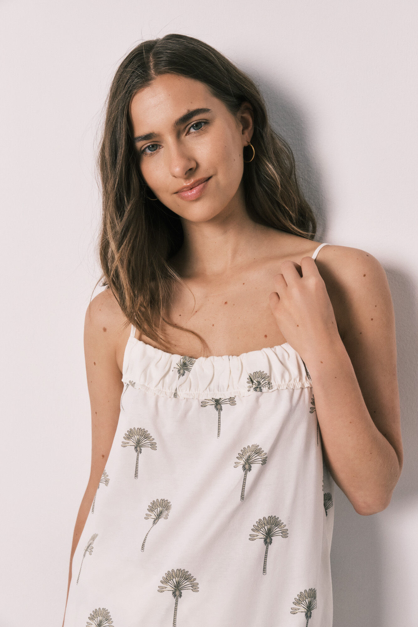 Women'secret Pijama curto de al&ccedil;as em algod&atilde;o