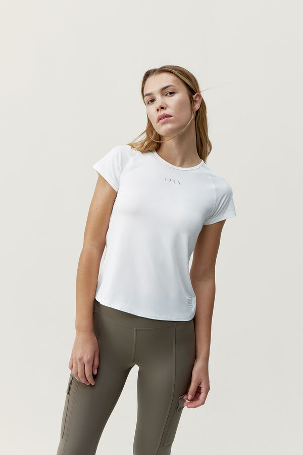 Born Living Yoga T-Shirt Tora Off White blanco