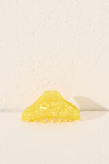 Women'secret Pinza pelo efecto marmoleado amarillo verde