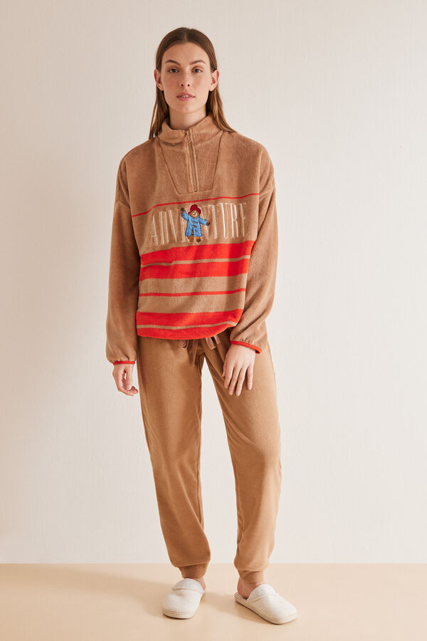 Women'secret Pijama polar Paddington marr&oacute;n marr&oacute;n
