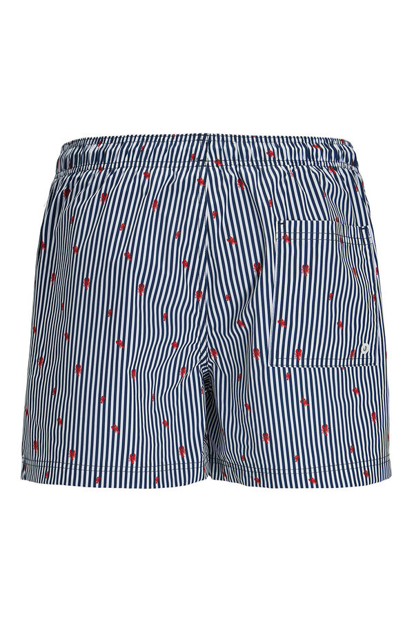 Jack & Jones Ba&ntilde;ador estampado azul