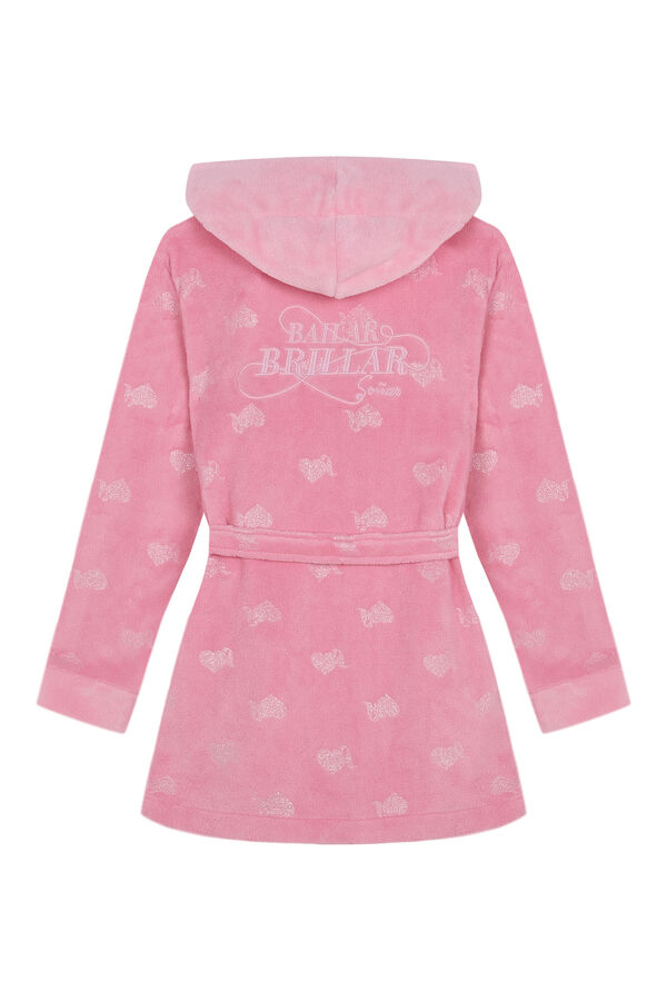 Women'secret Bata rosa fluffy Vecina Rubia  rosa