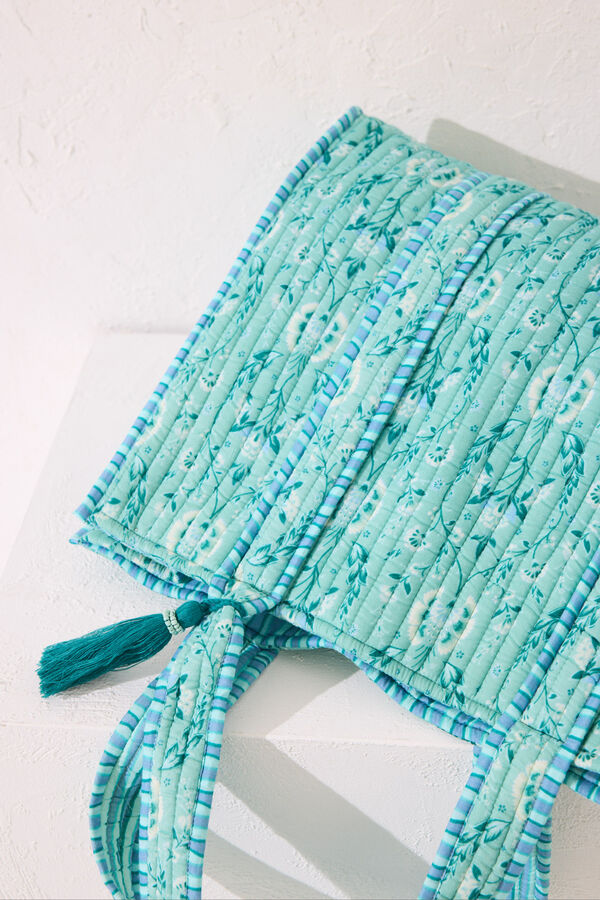 Women'secret Bolso acolchado print flores estampado