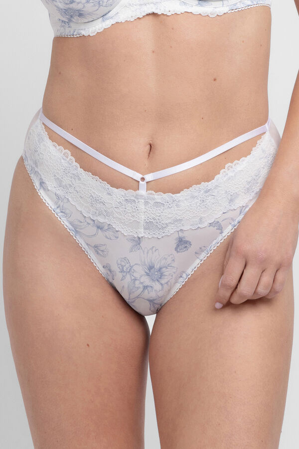 Dorina Cueca perna alta Darla branco