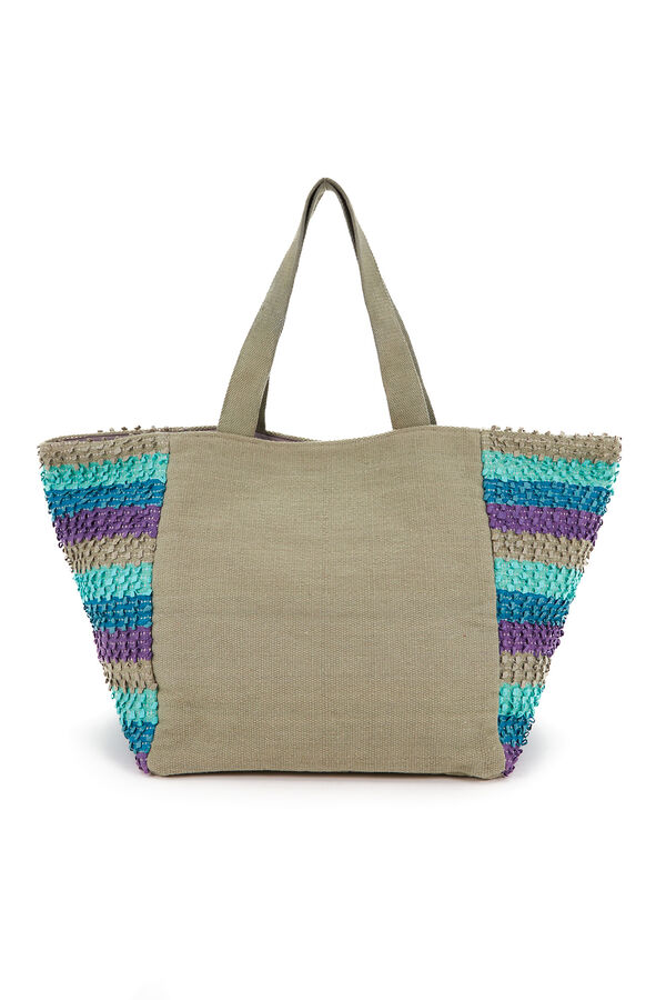 Abbacino Bolsa de playa grande verde