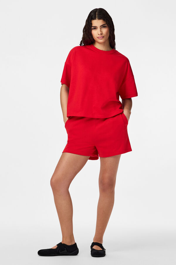 Pieces Camiseta b&aacute;sica rojo