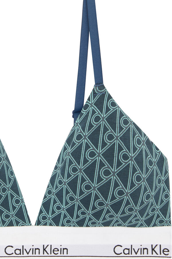 Calvin Klein Soutien tri&acirc;ngulo azul