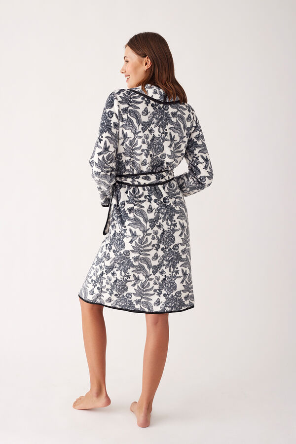 Promise Bata midi sedalina con cintunr&oacute;n marfil