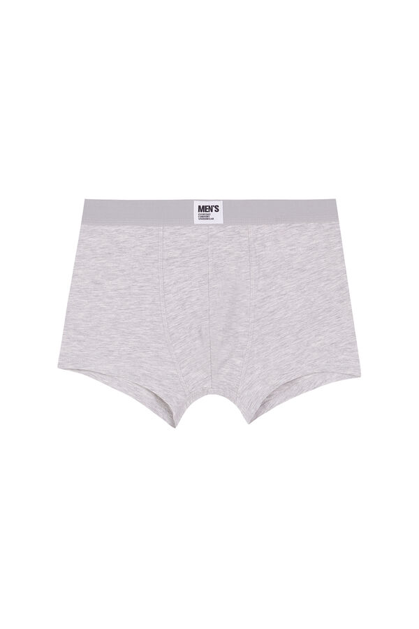 Women'secret Pack 2 calzoncillos b&oacute;xer algod&oacute;n gris y verde verde