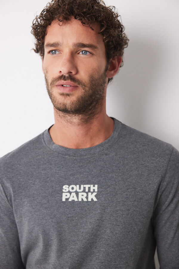 Women'secret Pijama largo hombre algod&oacute;n South Park gris