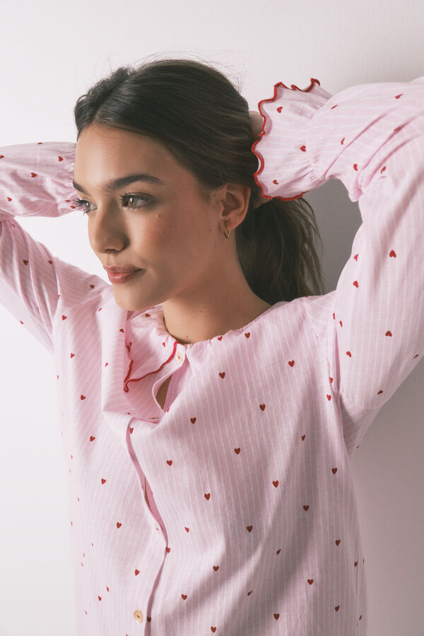 Women'secret Camis&oacute;n algod&oacute;n cuello bobo rosa