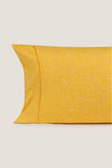 Womensecret Funda almohada topos algodón percal 50x75cm. amarillo